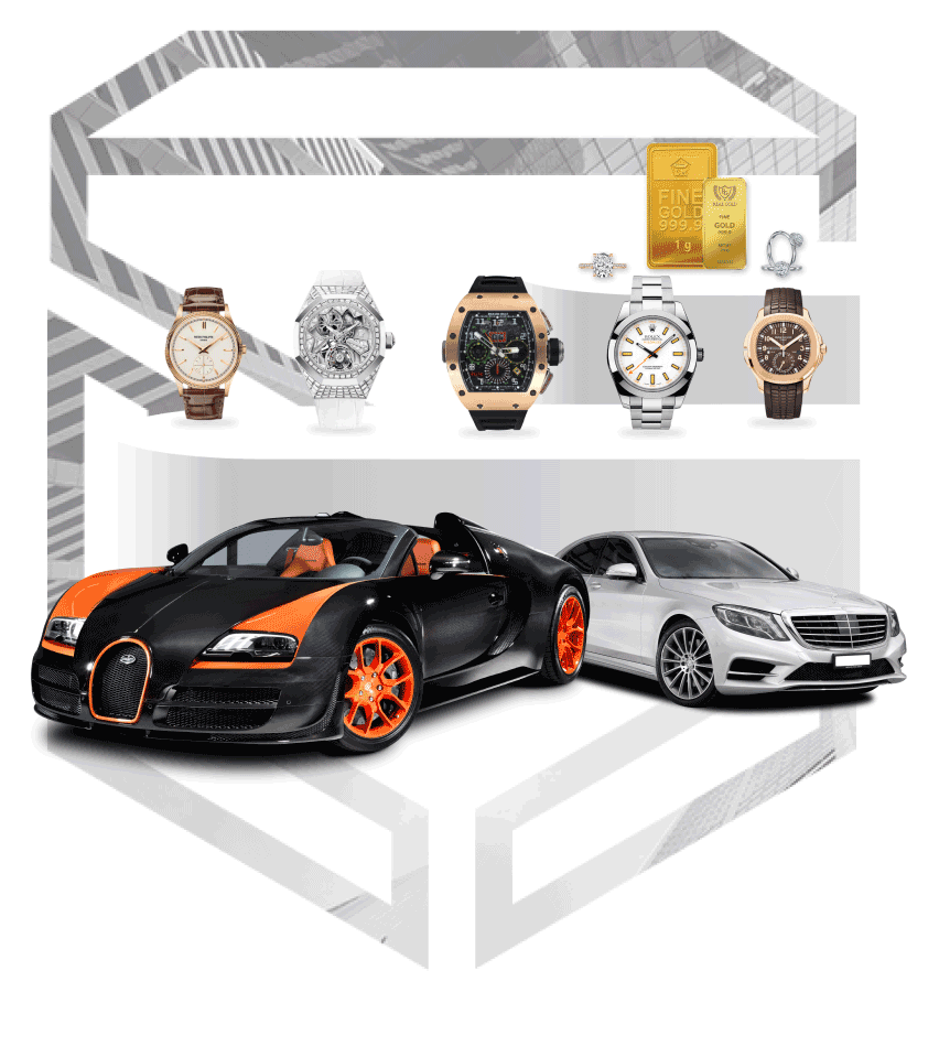 gadaikan tas branded, jam tangan dan mobil